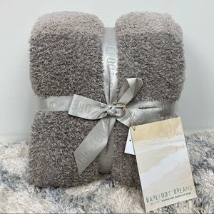 Barefoot Dreams | Bedding | Barefoot Dreams Linen Warm Grey Luxe Heathered  Stripe Throw Blanket 45 X 6 Soft | Poshmark